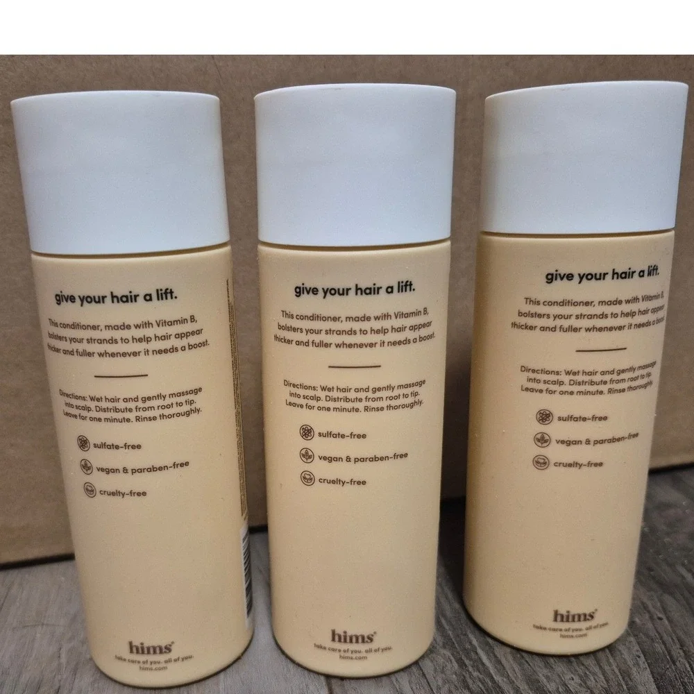 Hims Thick Fix Conditioner Niacinamide Eucalyptus Grove 6.4 fl oz Lot of 3